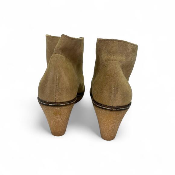 J.Crew Women's MacAlister Bootie 7 Tan Suede Leather Chukka Lace Up Ankle Boots - Picture 5 of 8